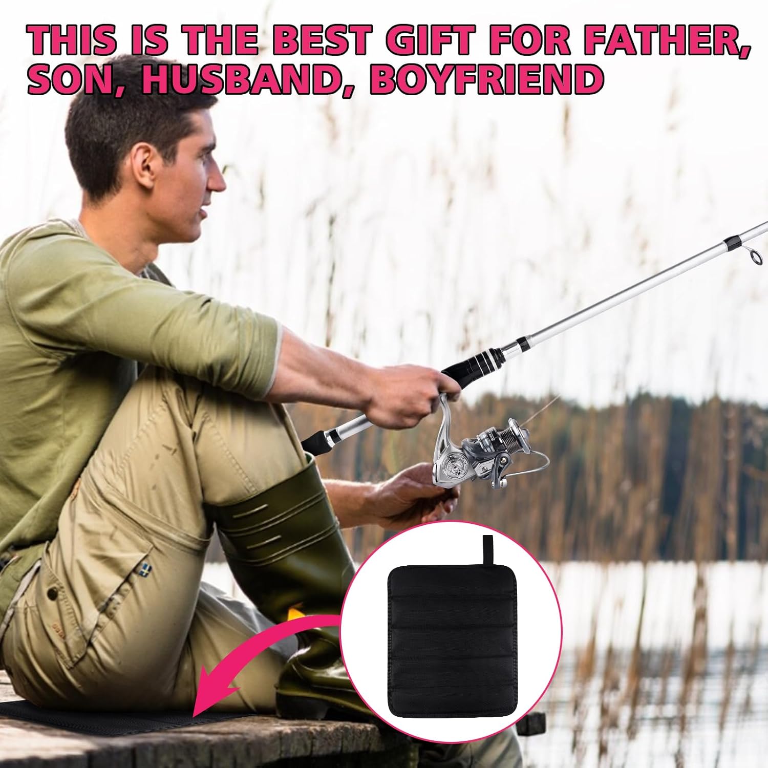 2PCS Telescopic Fishing Rods and Reels Combo Set 6.89ft Portable Fishing Pole Spinning Reel Lures Accessories with Storage Bag Saltwater Freshwater Fishing Pole Combo Fishermen Gift - Image 7