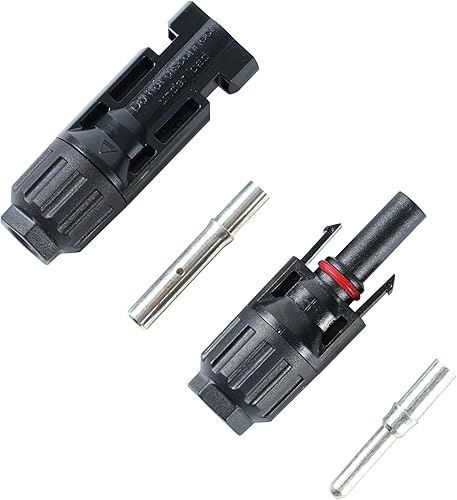 Miniatura 3 de WBGADAM Cable de extensión de panel solar 12AWG de 10 pies  9.8 ft, 4 mm con conector hembra y macho, cable de panel solar para paneles solares y