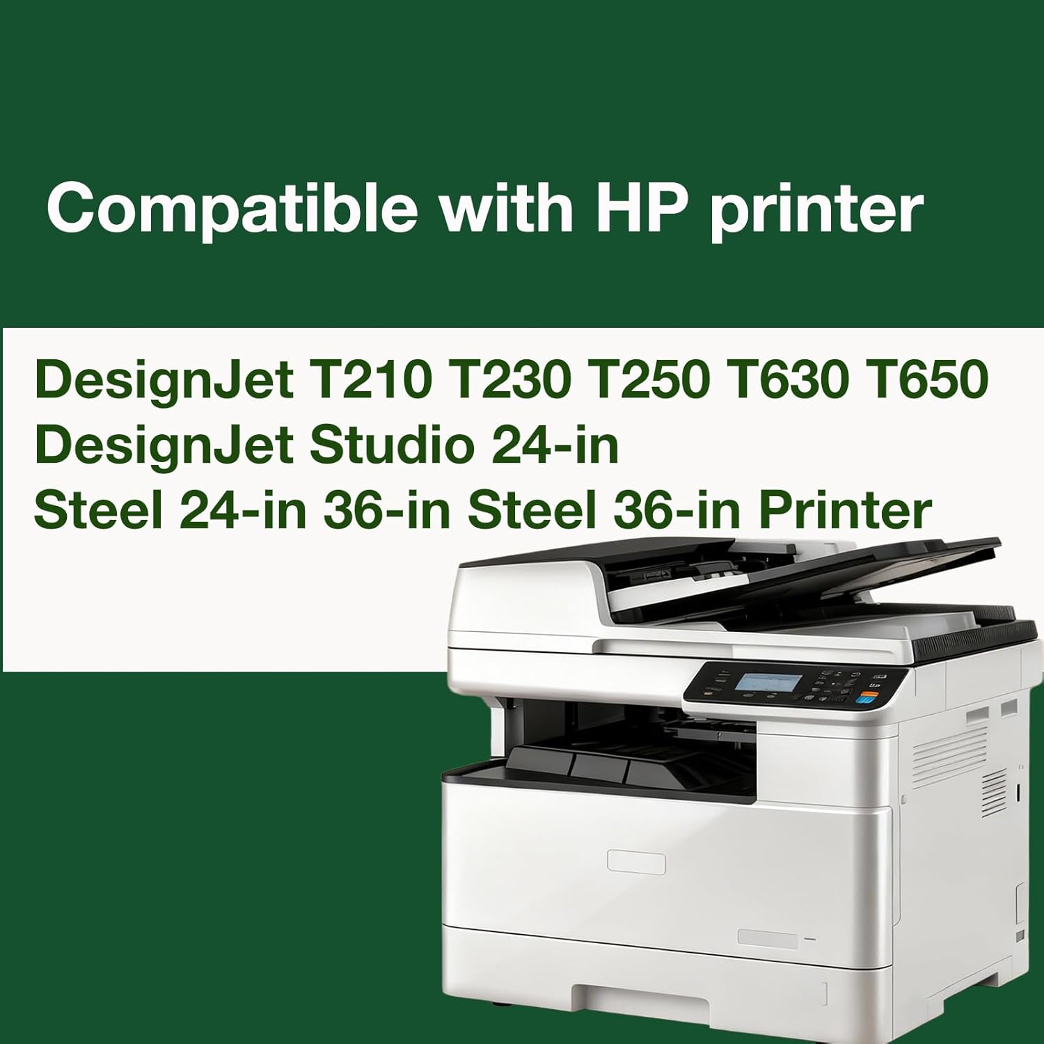 712XL Ink Cartridges (New Chip) Replacement for HP 712 XL 712 Ink Cartridges Compatible for DesignJet T230 T650 T630 T250 T210 Printer (4-Pack, Black Cyan Yellow Magenta)