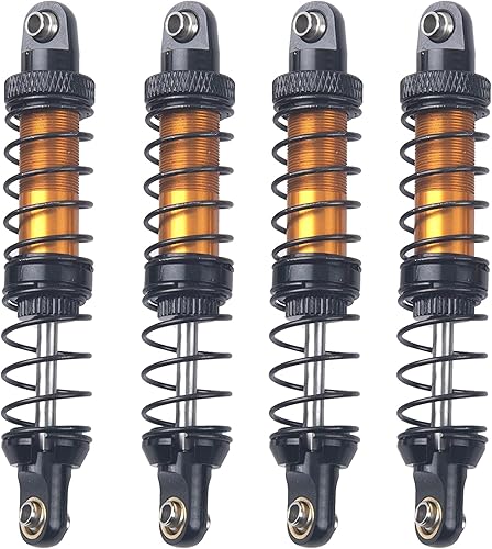 ShareGoo - Amortiguador metálico de 7080901001104.724 in, compatible con Tamiya CC01 Traxxas TRX4 Axial SCX10 D90 D110 RR10 110 RC (distancia de