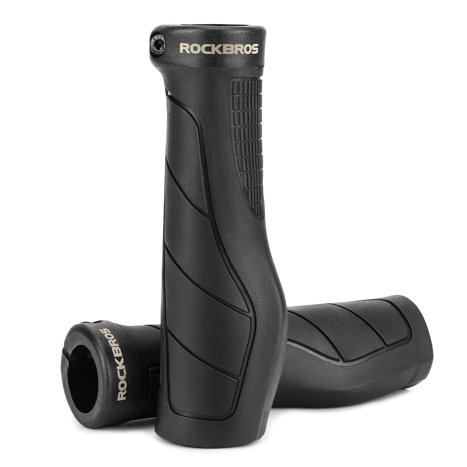 Ergonomic Mountain Bike Handlebar Grips, 22.2mm