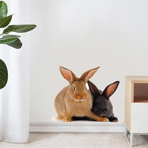 Miniatura 83 de Decoración de pared, decoración de habitación, calcomanías de pared de animales lindos para aula, dormitorio, sala de estar, ventana, tienda