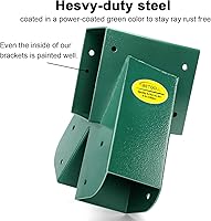 Vista 3 de BETOOLL - Juego de 2 soportes para columpio en forma de A con herramientas de montaje (verde)