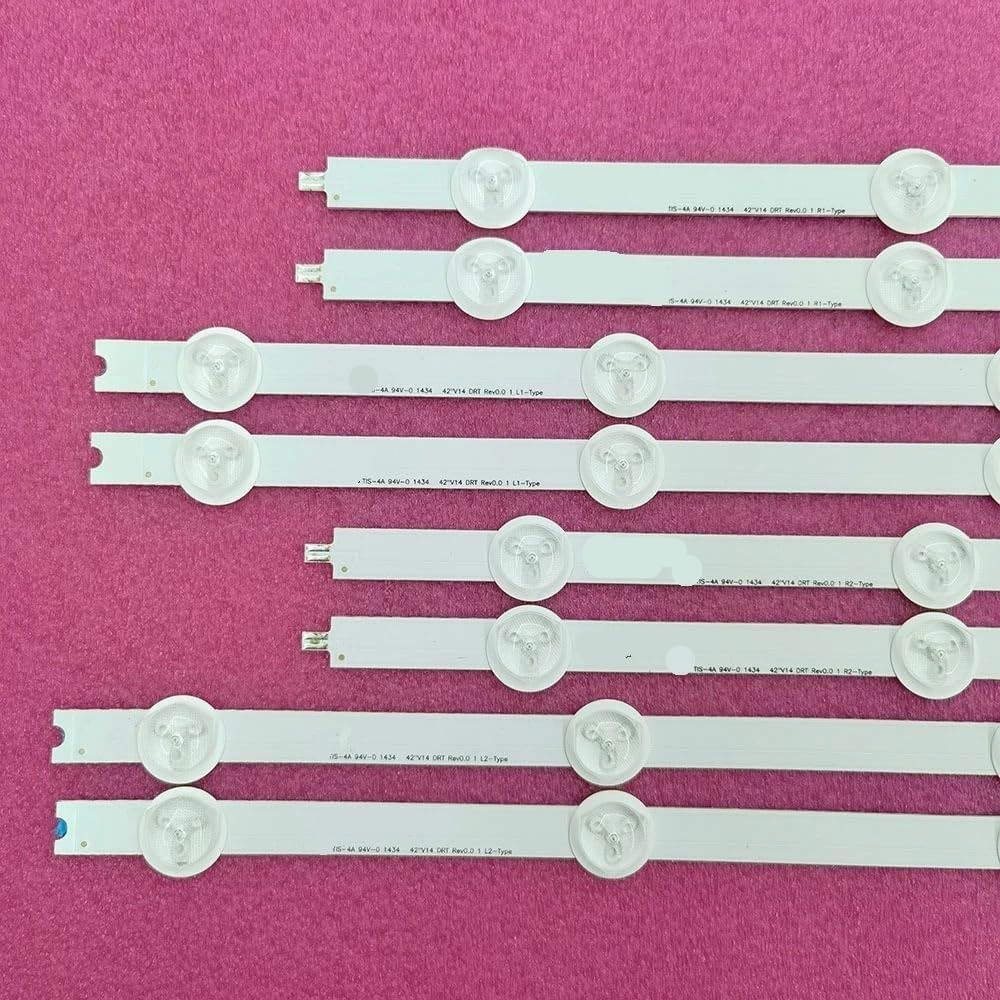 Compatible 42 Inch Backlight Strip for 42PFH5609/88 42PFT5609/60 42PFT6309/60 Model 6916L-1455A V14 DRT REV0.0 1 L1 R1