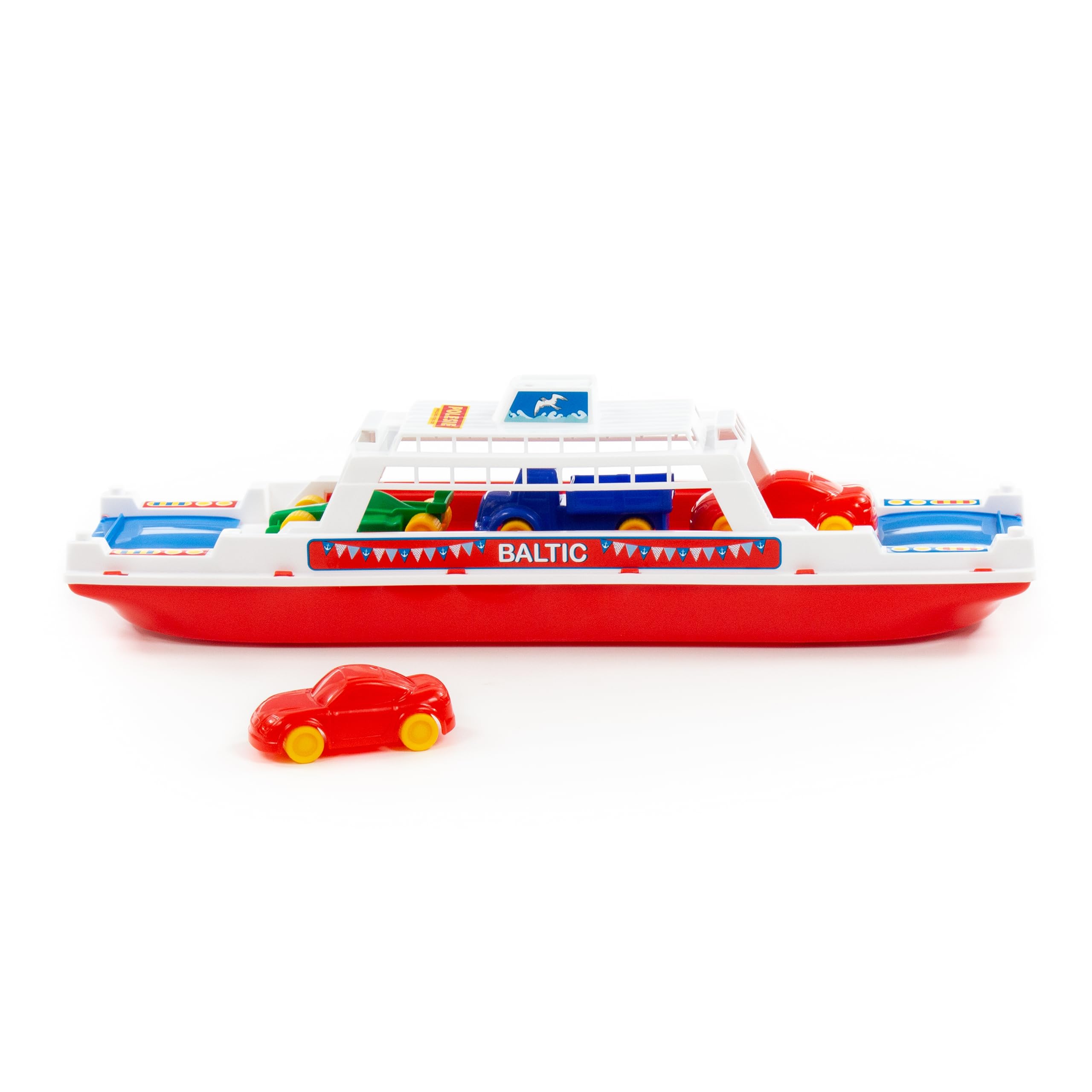Barco Patrullero De Juguete Polesie – Plástico Resistente, De 31 Cm, Para Niños A Partir De 3 Años, Ideal Para Juegos Acuáticos