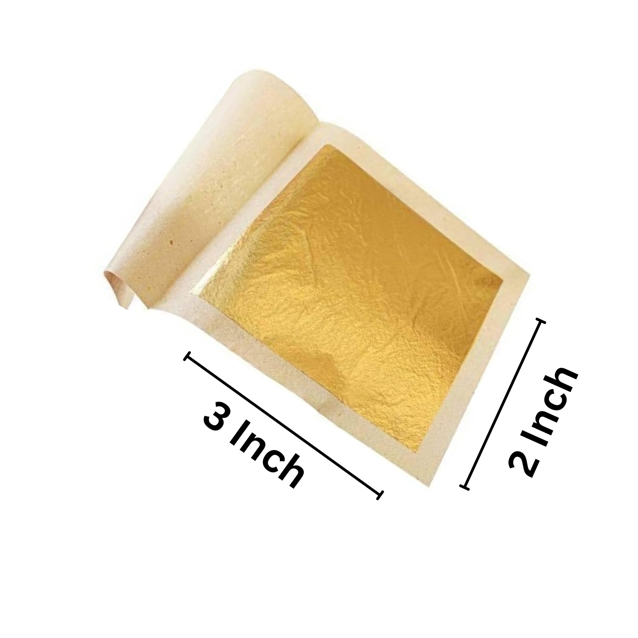 Amazon.com: Gold Leaf Sheets, Pure Gold Edible Vark (Waraq), 3 x 2