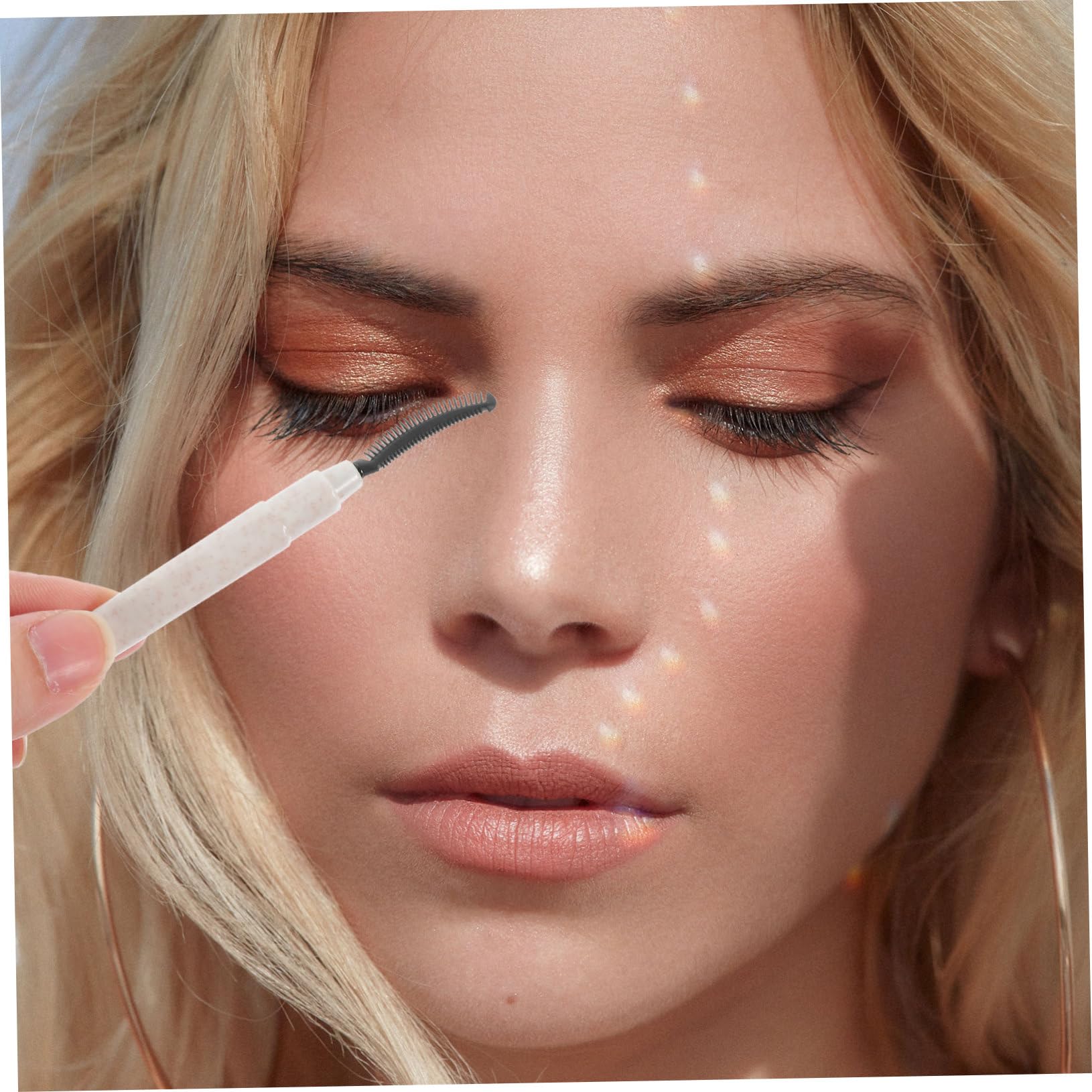 minkissy Micro Lash Silicone Eyelash Mascara Lash Separating Brush Set 6pcs Makeup Tools for Lash Extensions Portable Size