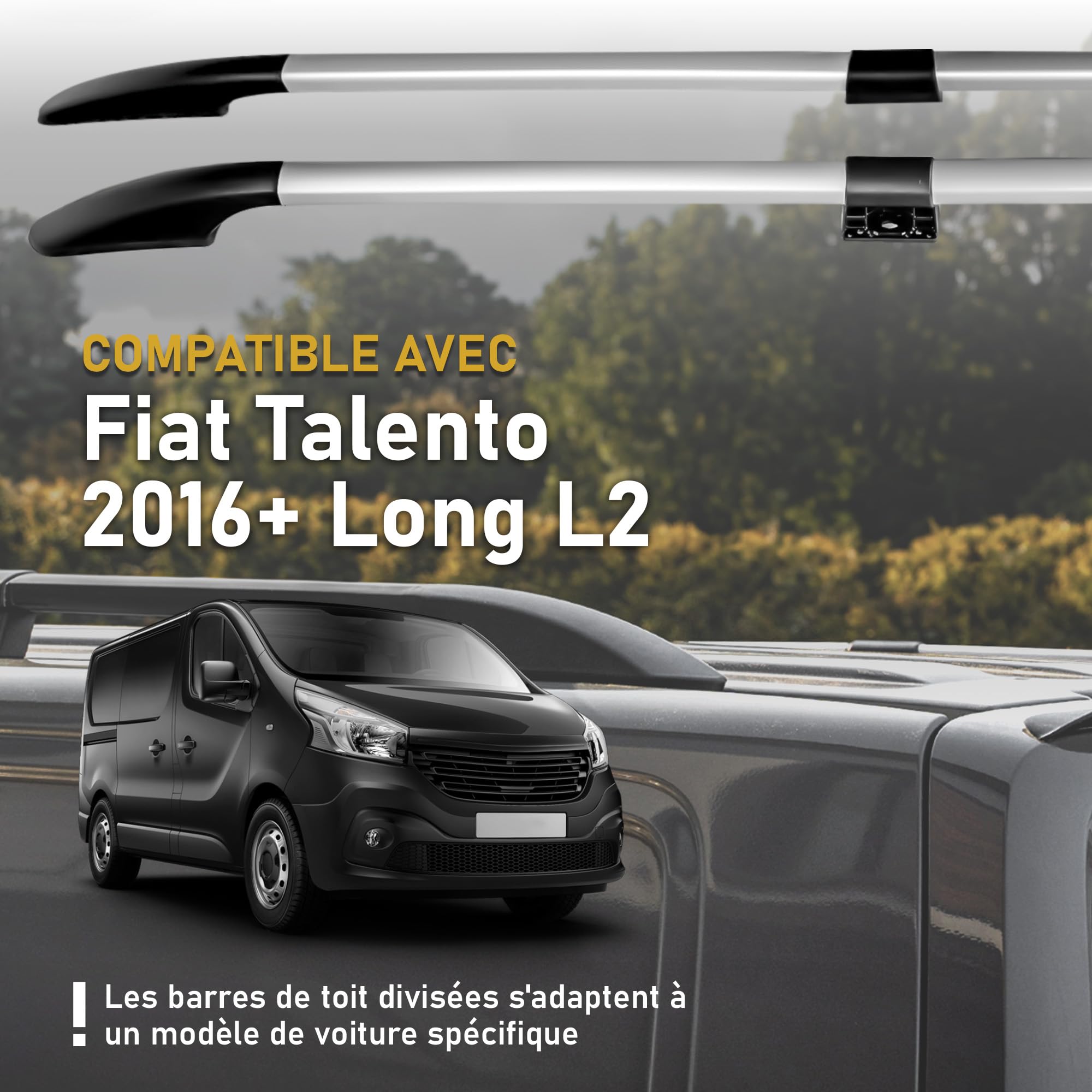 CHROMEMASTER | Compatibles Avec Fiat Doblo Long 2010-2022 | Les