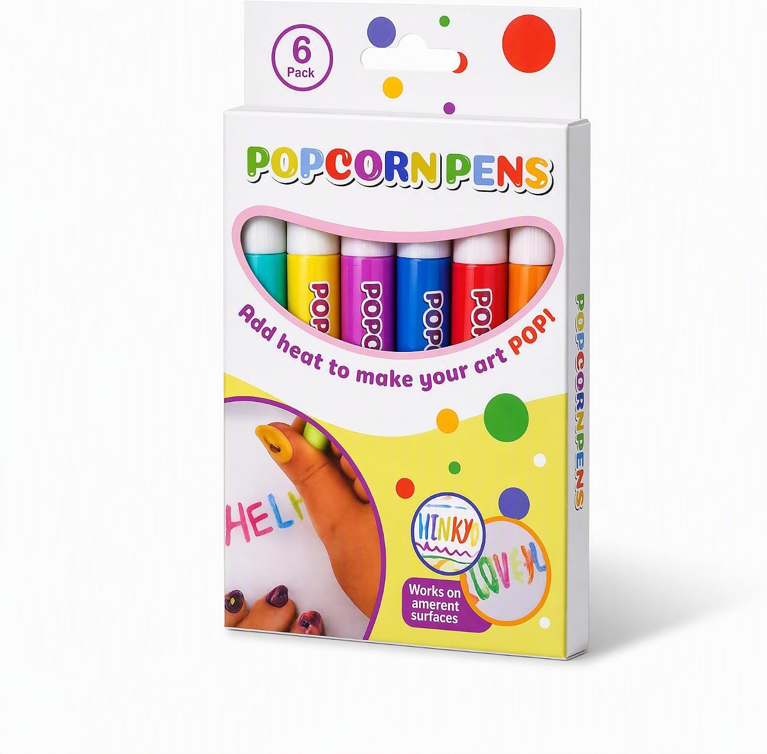 Popcorn Pens, Magic 3D Relief Art Pens