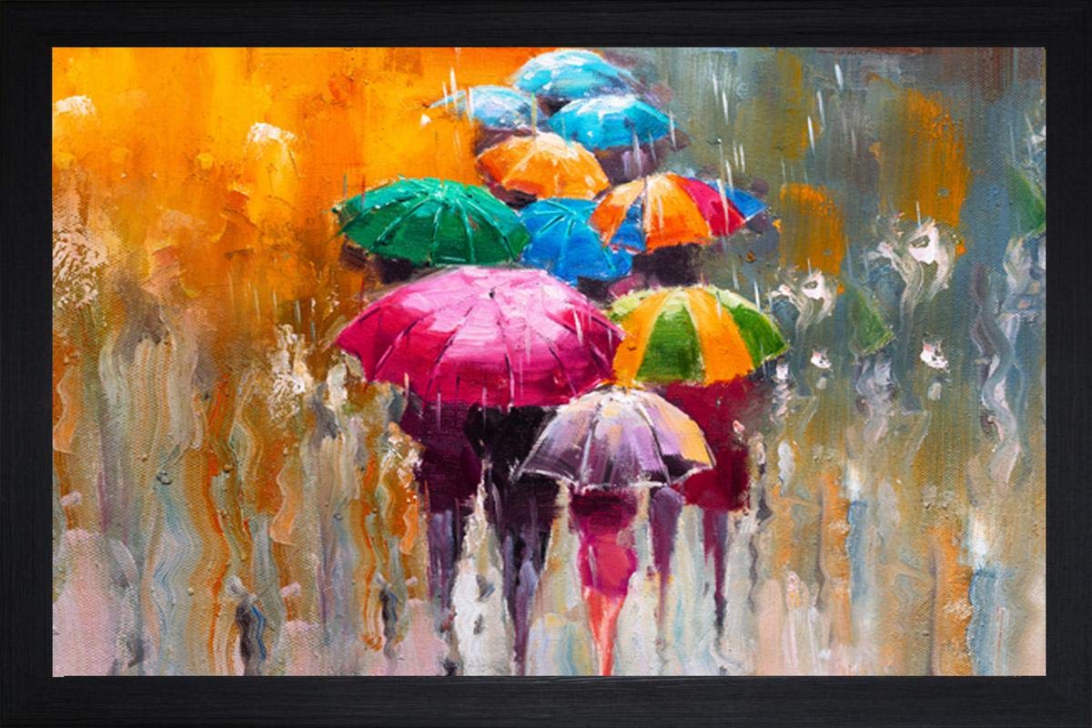 SAF paintings Artistic Synthetic UV Textured Figures, Abstract Theme Single Painting (35 cm x 50 cm x 3 cm, Multicolor) (B07HLLFJQ3) Amazon Price History, Amazon Price Tracker
