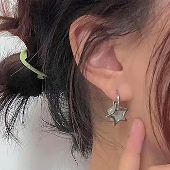 4℃　スター　星型　スターフープピアス スターフープピアス | mamaguitar