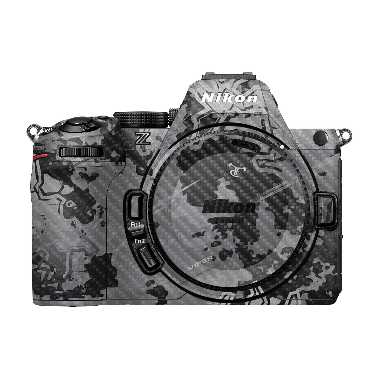 Carbon Fiber Camera Skin Compatible with Nikon Z5 II (2025) - Viper Urban - Premium 3M Vinyl Protective Wrap Decal Cover - Easy to Apply | Crafted in the USA by MightySkins