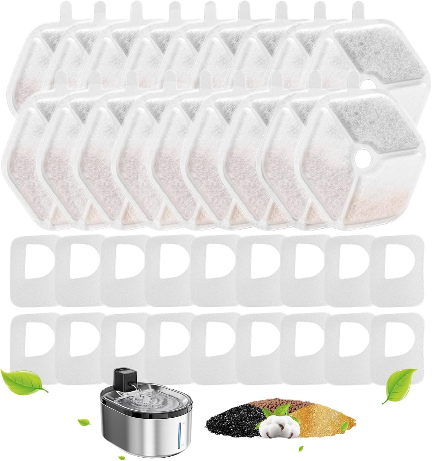 Filtro para Fuente de Agua para Gatos, 18 Repuestos