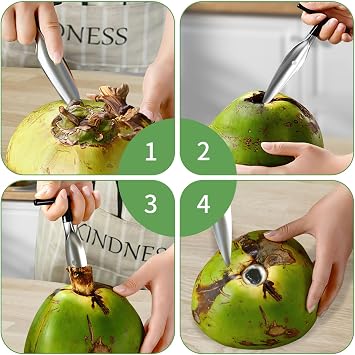 Premium Coconut Opener Tool Set