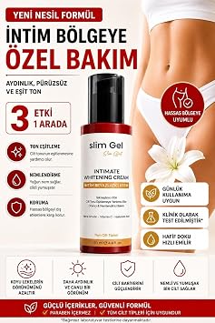 İntim Beyazlatıcı Krem, Sıkılaştırıcı, Ton Eşitleyici, Nemlendirici Bakım, 130 ml