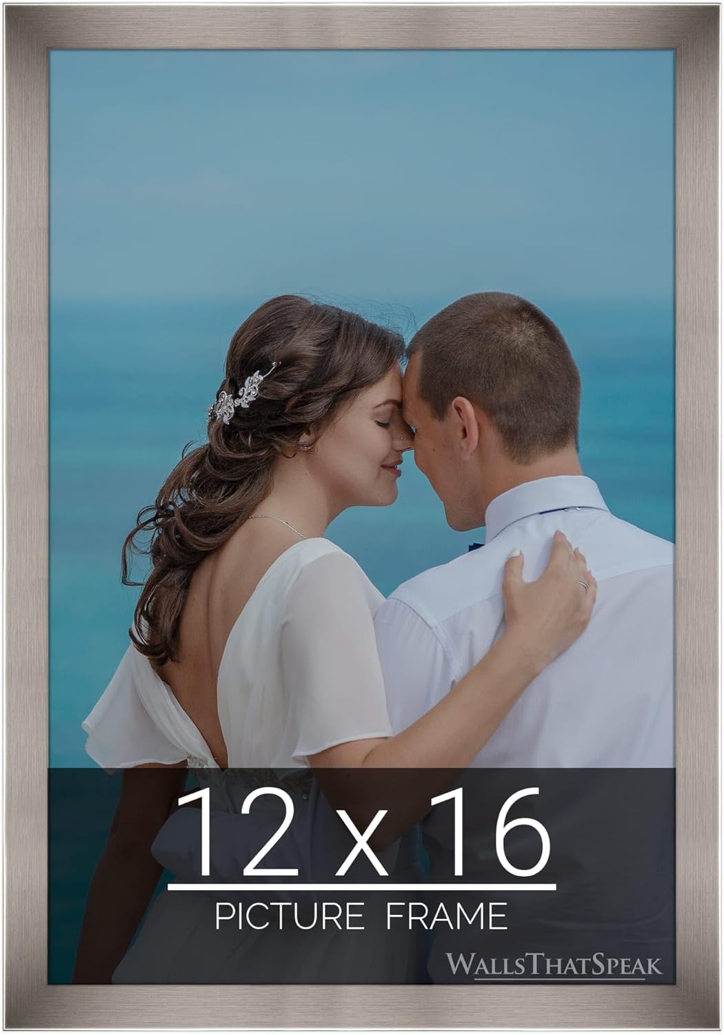 wallsthatspeak 12x16 Stainless Picture Frame for Puzzles Posters Photos or Artwork