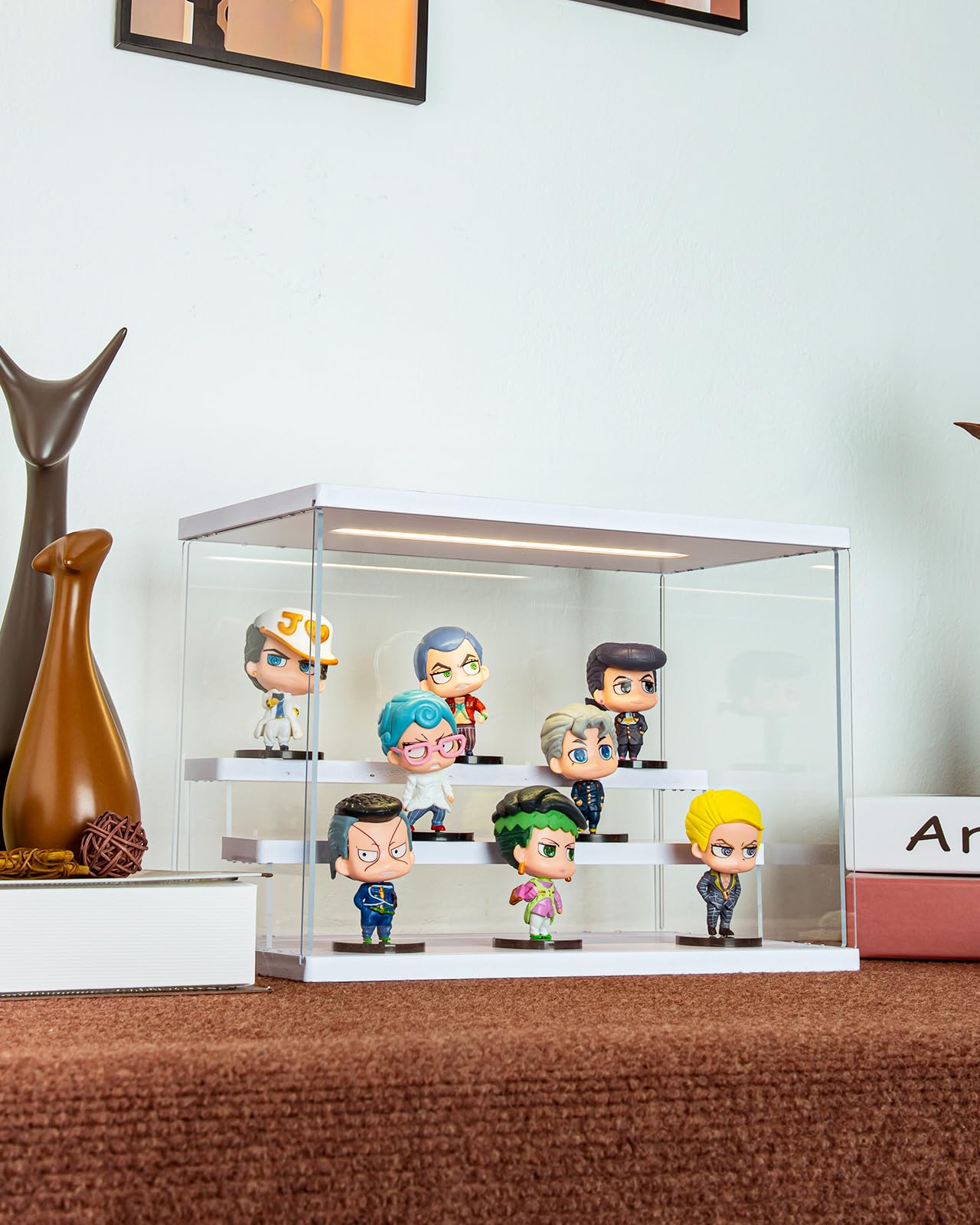 AZEYN Clear Acrylic Display Case with Light - Image 2