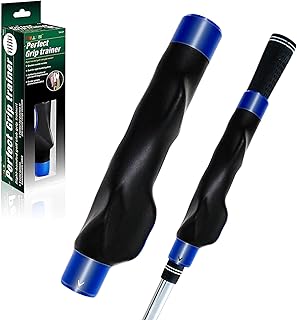 Golf Grip Trainer Right Handed Golf Club Grip Training Aid for Beginners & Pros, Grip Strength Trainer, Golf Swing Trainer Practice Grip Corrector