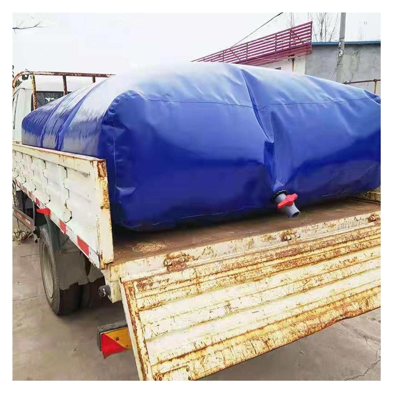 Extra Large 100 Gallon Collapsible RV Water Tank - Portable Water Storage Bladder(946L/250Gal/1.5x1x0.63m)