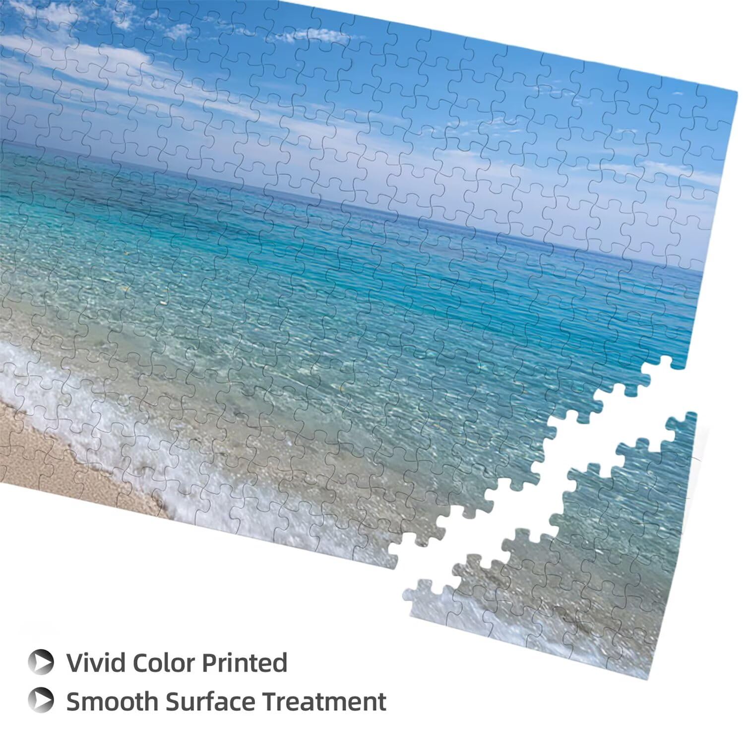 Puzzle dla dorosłych 1100 elementów, Puzzle z widokiem na morze, dla dorosłych Klasyczne puzzle i od 14 lat junior, rodzinne puzzle rozrywka w domu prezent 87x42cm l-293
