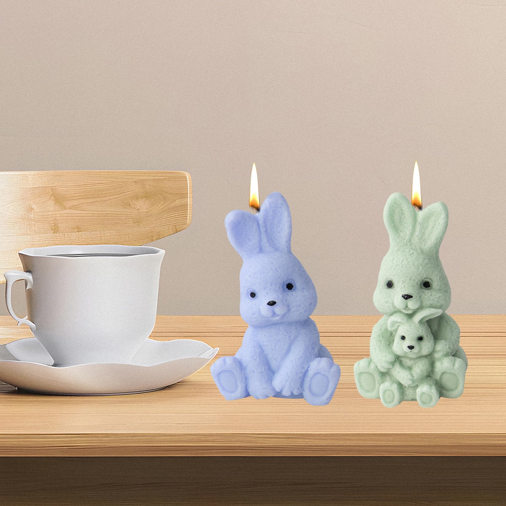 Moule En Silicone De Pâques, Moules En Silicone De Lapin 3D, Moules De