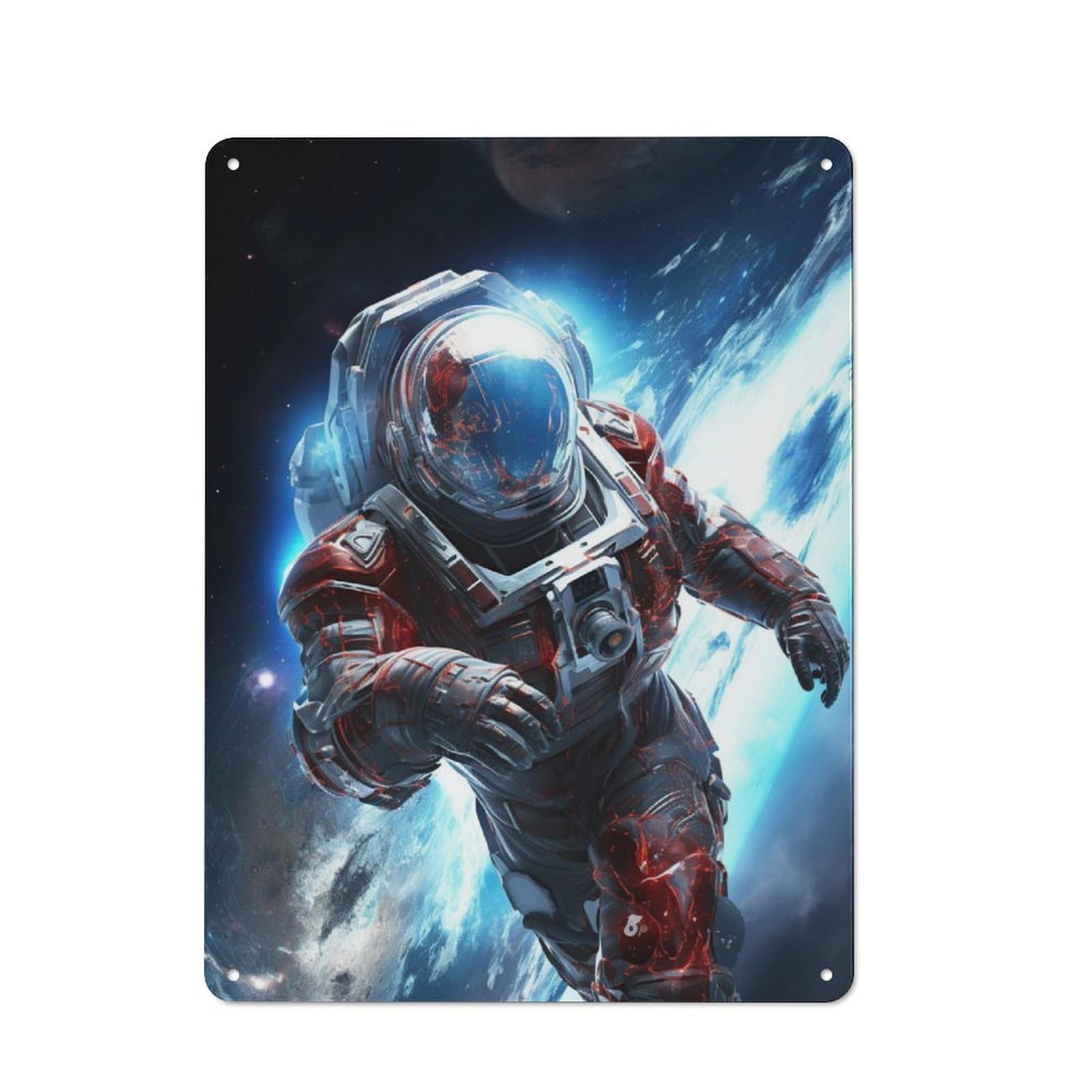Junmoney Astronomy In Space Retro Tin Wall Plaque 40X30cm For Man Cave Or Games Room, For Games Room Collectors