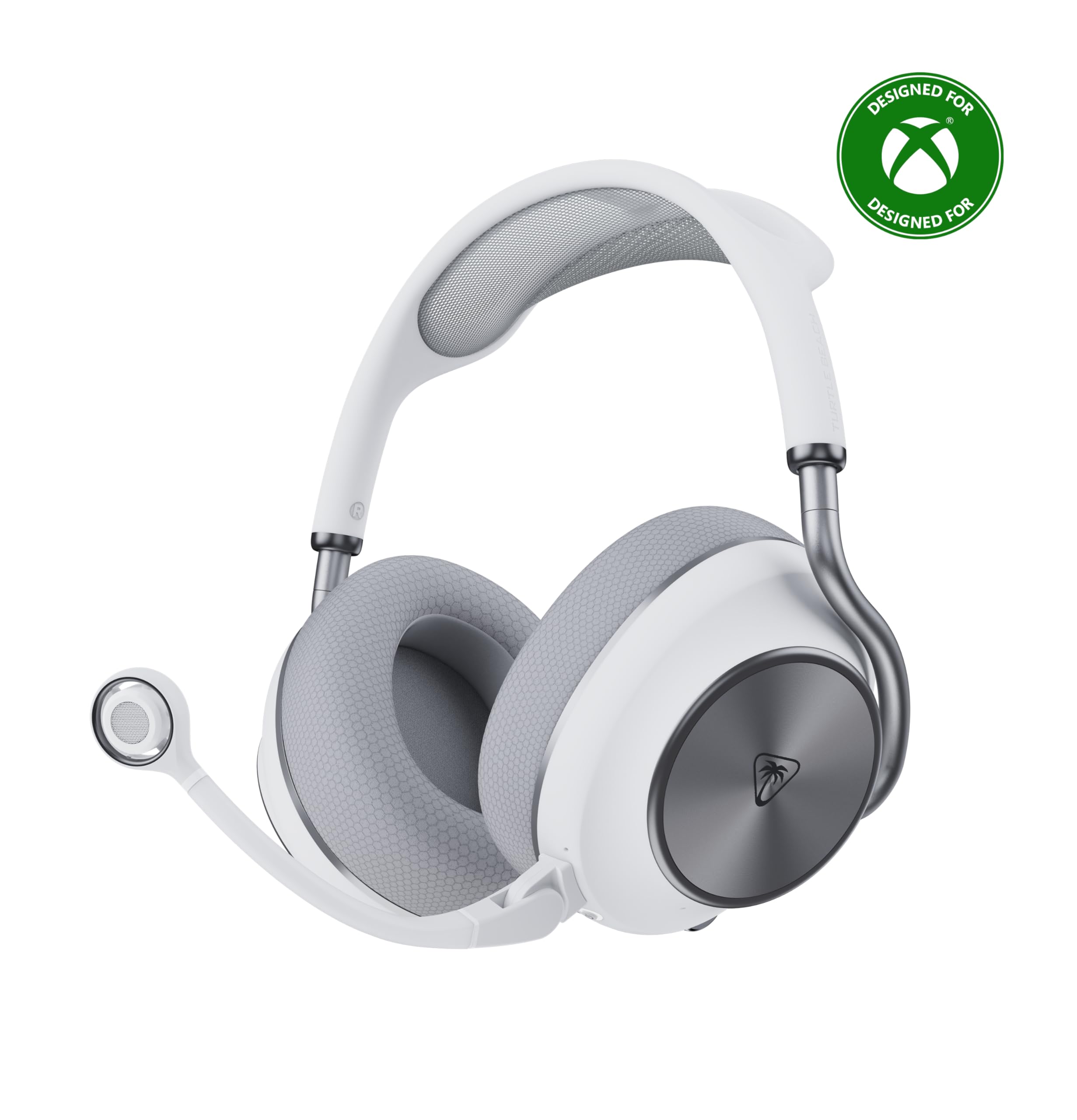 Turtle Beach Stealth Pro II White Premium Wireless Gaming Headset for Xbox Series X or S, PS5 and PC - Dolby Atmos Spatial Audio, Active Noise Cancellation, CrossPlay 2.0 Multiplatform Wireless