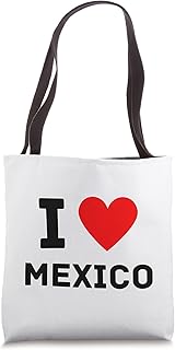I Heart Mexico, I Love Mexico Tote Bag