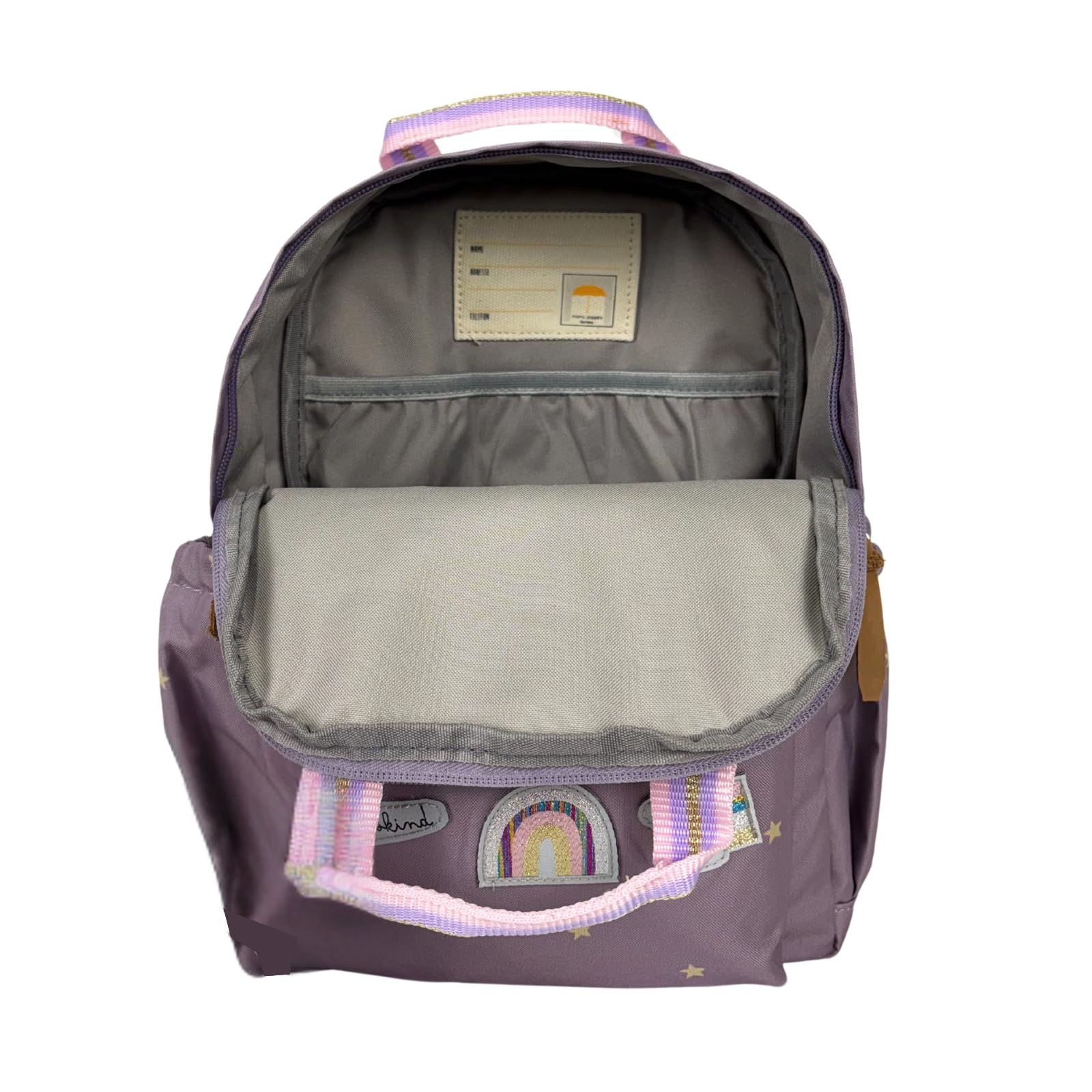 Kindergartenrucksack ab 3 Jahre | Mint mit Glückskind Patch