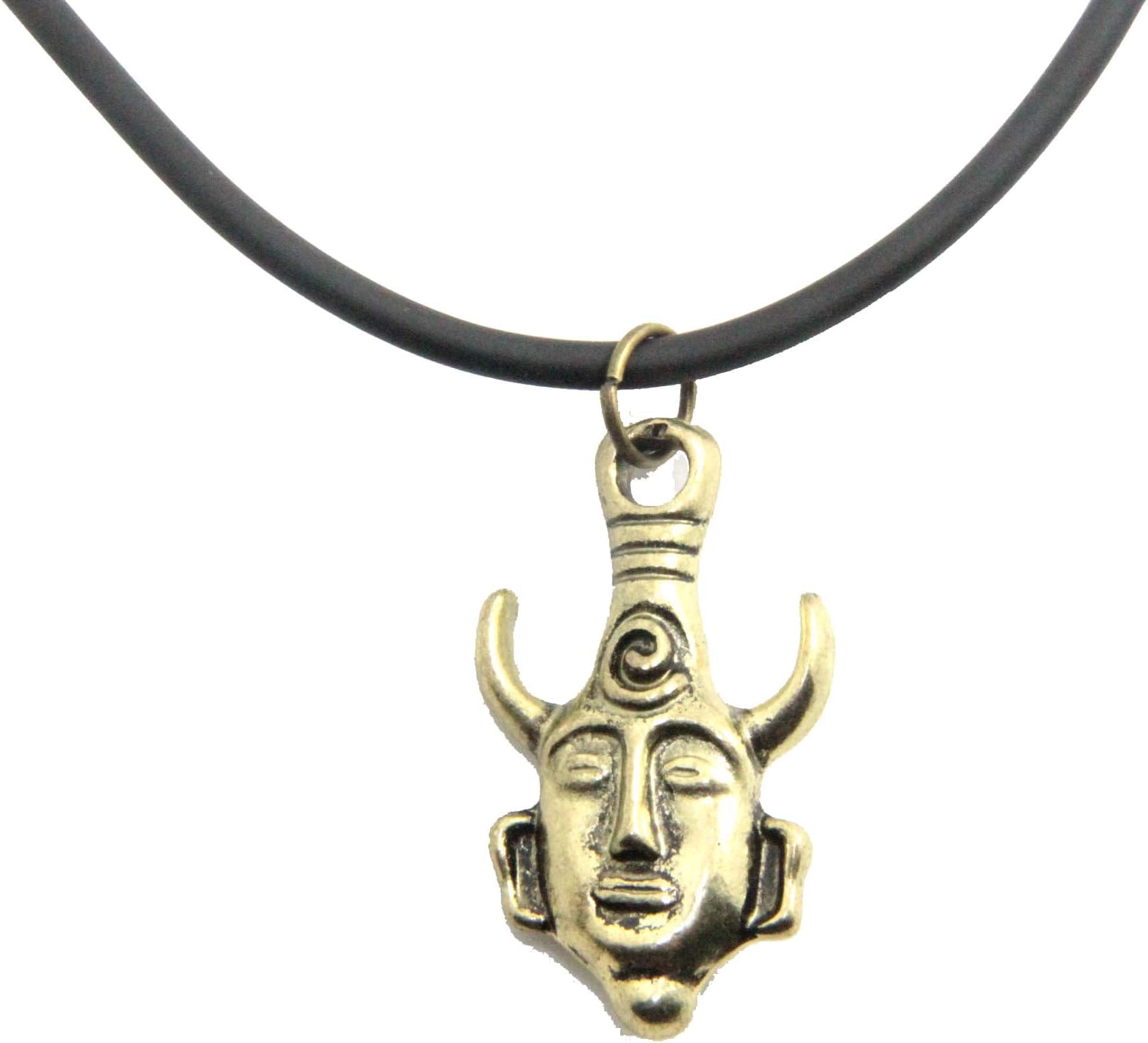 Supernatural Dean Winchester Mask Amulet Demon Pendant Necklace