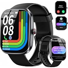 AI Smart Watch for Men Women with ChatGPT Assistant, 1.91" HD Fitness Watch Smartwatch with AI Health Reports, 200+ Watch Faces, Bluetooth 5.4 Calling, 115+ Sports/IP68 Waterproof for Android iOS 2026