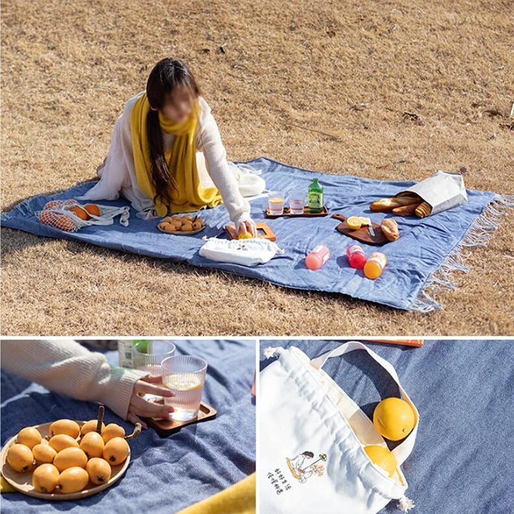 Outdoorowy Mata Retro Piknikowy Koc Plażowy Miękka I Wygodna Mata Piknikowa Nadaje Się Na Zewnątrz Camping Beach Party Piknikowy Kemping(Black)