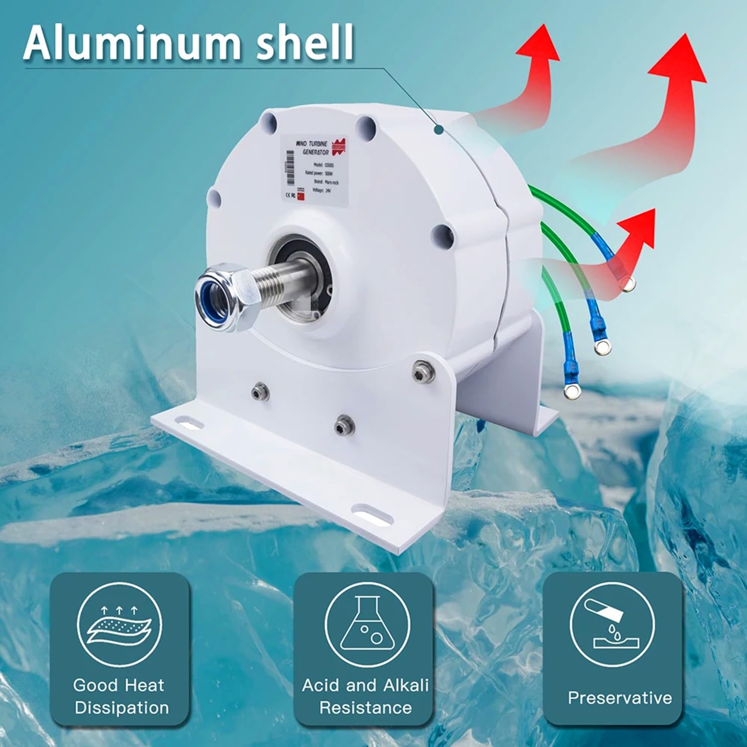 Generatore a magnete permanente da 12000 W 12 V 24 V 48 V 120 V 220 V Alternatore a magnete permanente a basso numero di giri Generatore trifase PMG per turbina eolica Turbina ad acqua(220V)