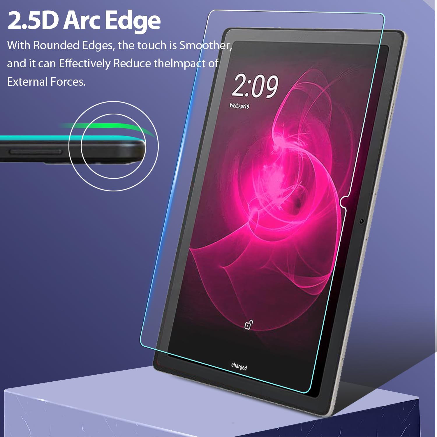 Tempered Glass Displayschutz Für T-Mobile Revvl 5G – 9H Härte, Kratzfest, Transparent