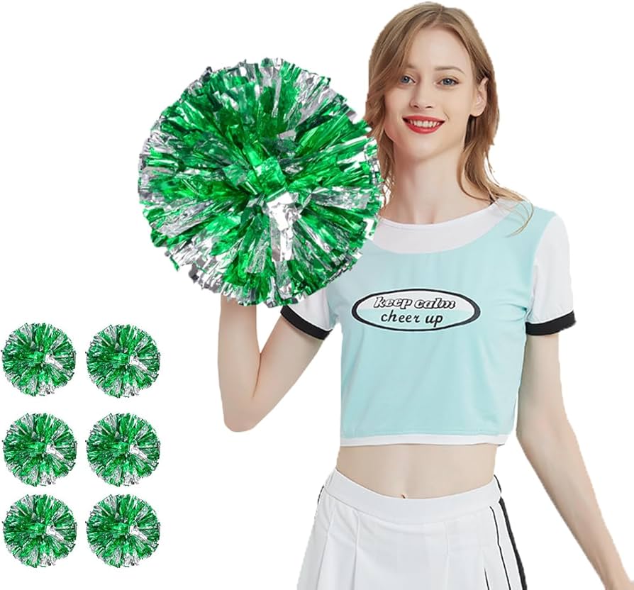 チアリーディング　チアユニフォームセットUSED ボンボン付き チアリーディング チアユニフォームセットUSED ボンボン付き