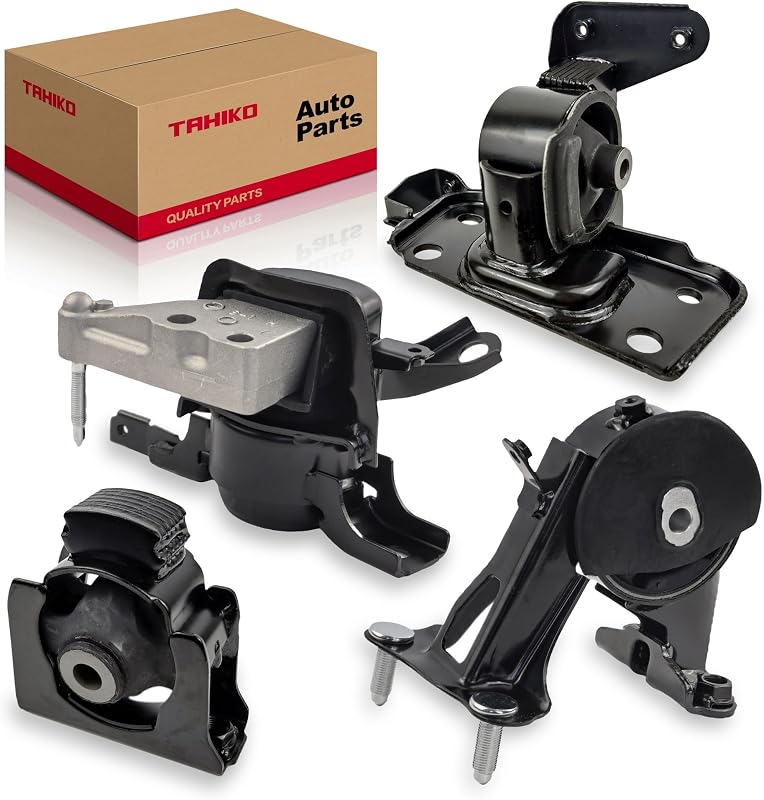 Kit de coxins do motor e câmbio TAHIKO para Toyota RAV4 2.5L 4WD automático 2009 a 2012 – 4 peças
