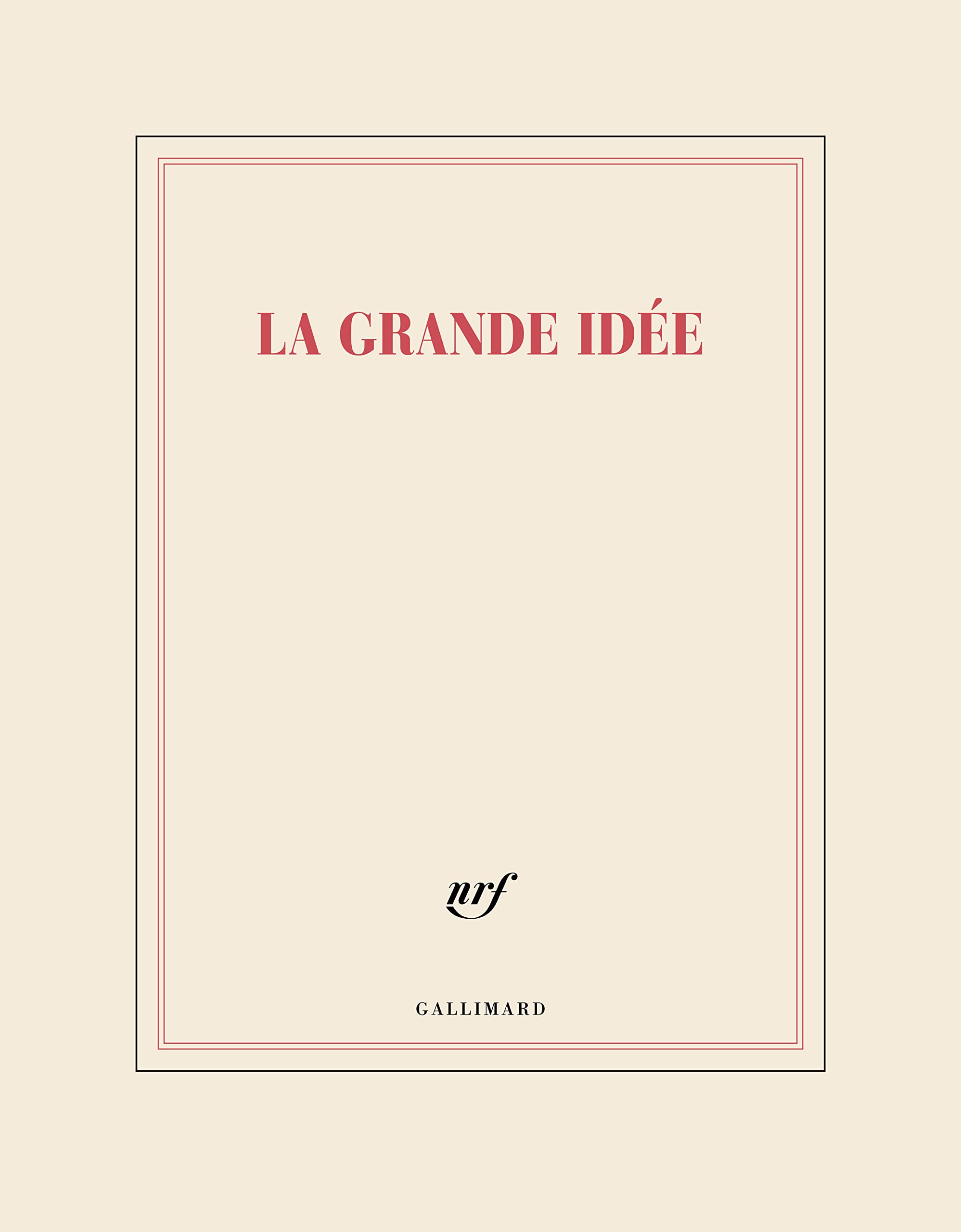 Carnet Grand format "La grande idée" (papeterie)