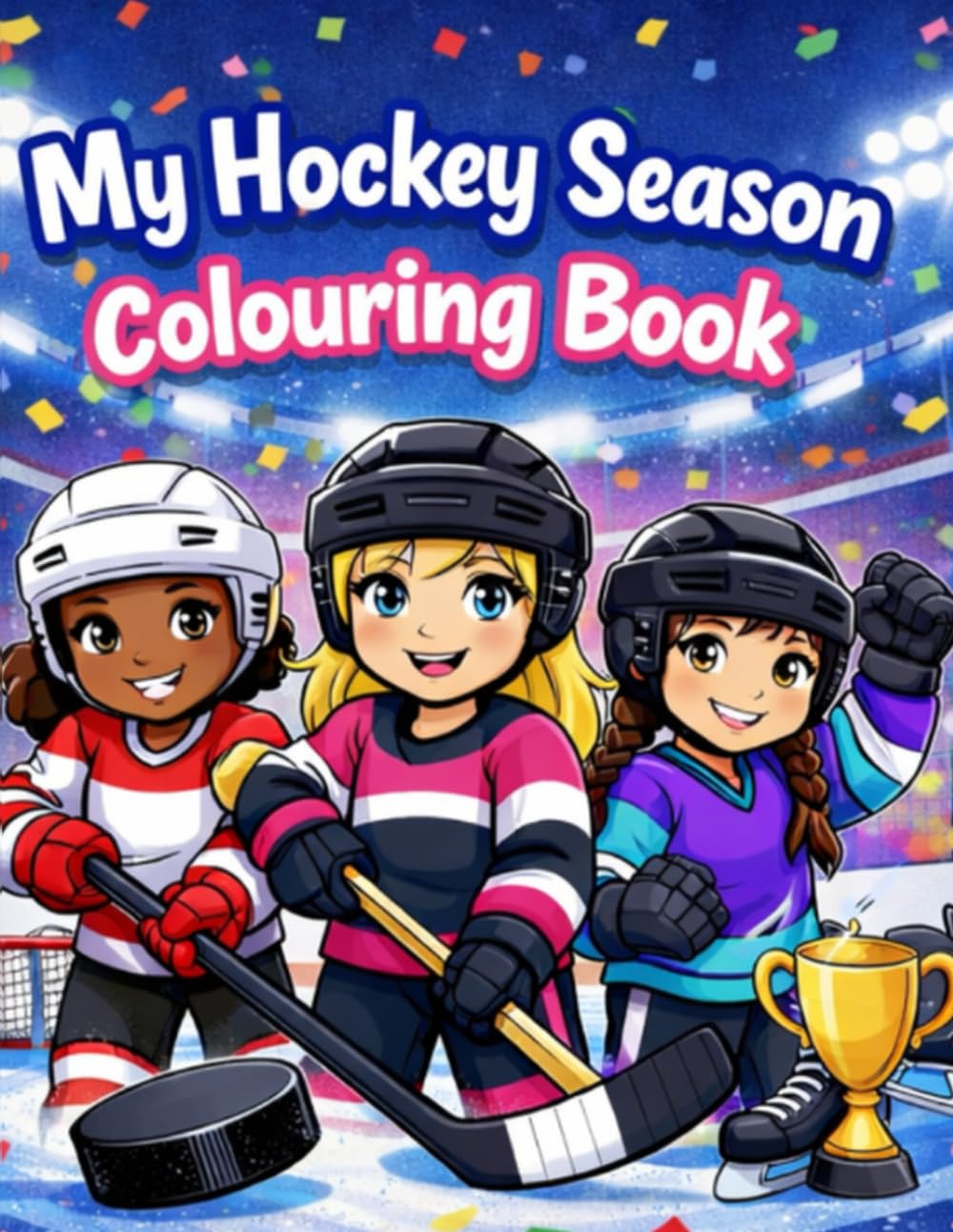 My Hockey Season Colouring Book: Skates on, chin up — it’s hockey season!