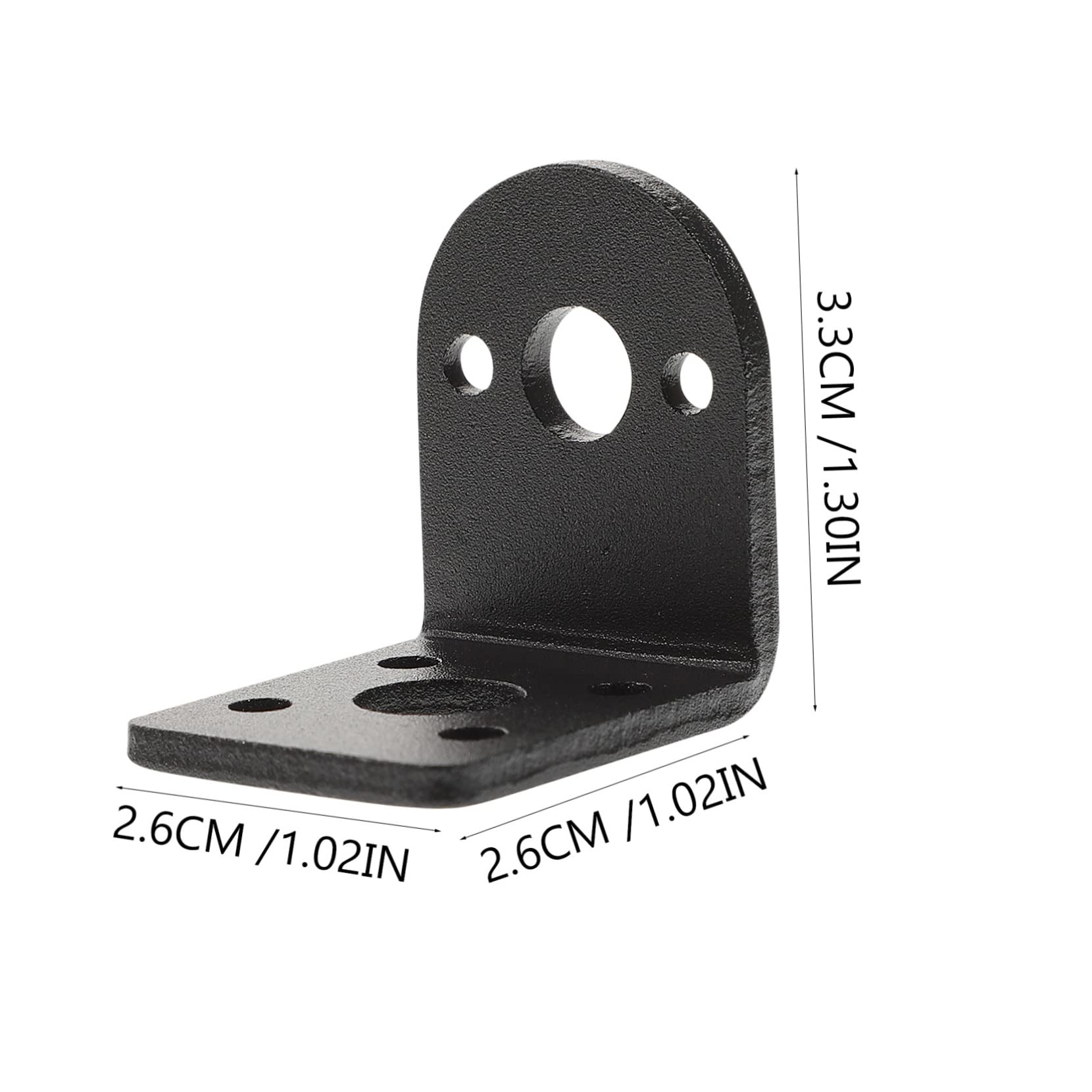 Veemoon Motor Mount Bracket 25mm Dc Gear Motor Mount Replacement Holder High Strength Metal Precision Holes for Mounting