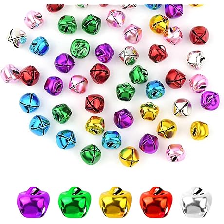 Colored Jingle Bells: A Vibrant Assortment for Festive Creations