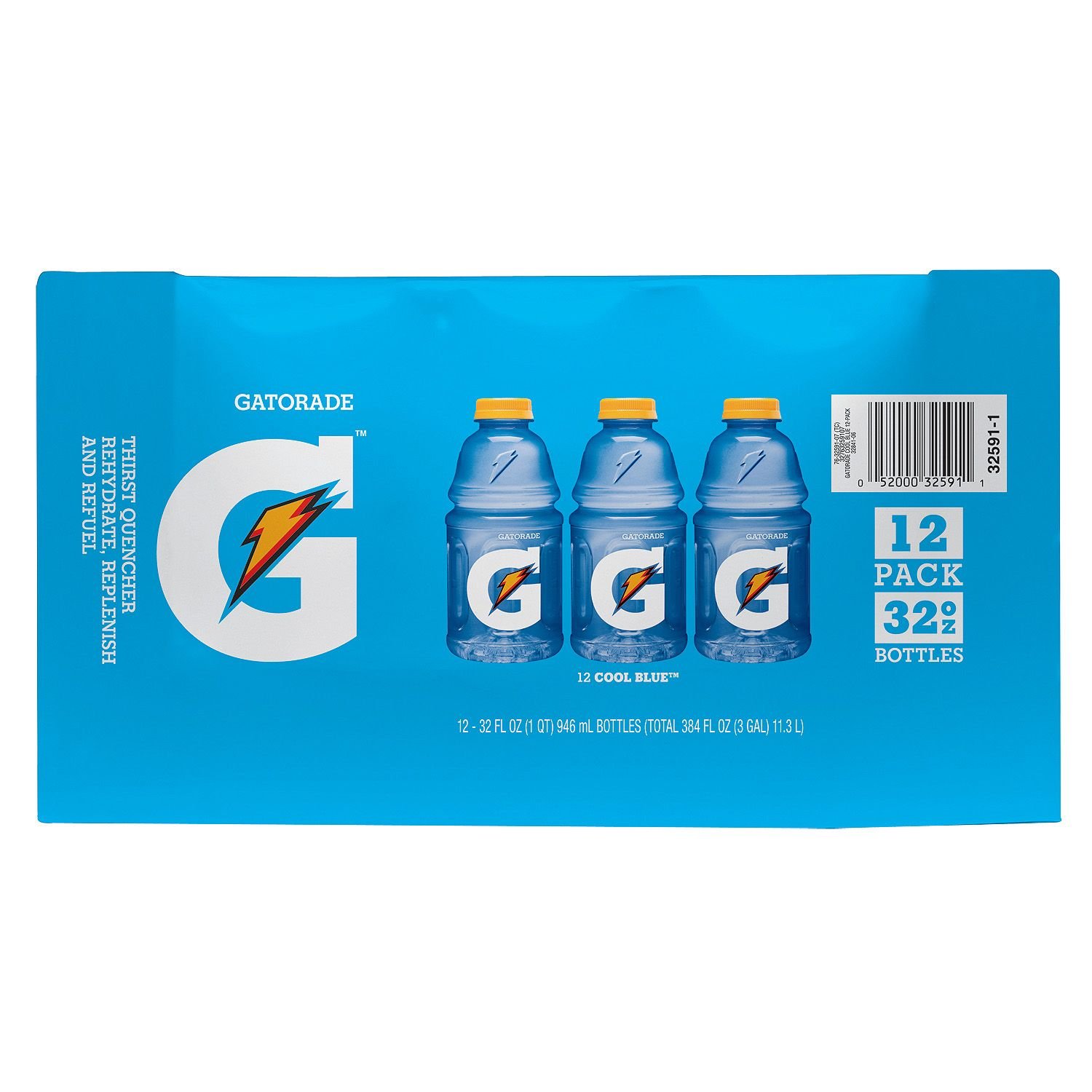Gatorade Cool Blue, 32oz. (12pk.)