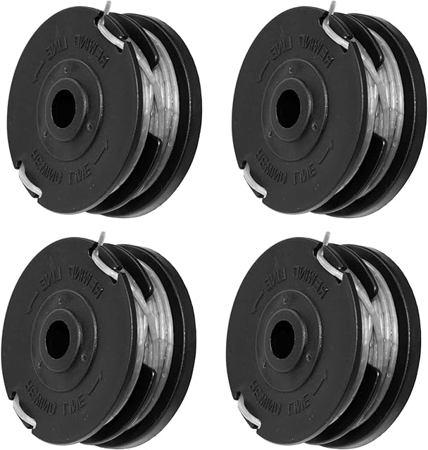 ODASHEN 4 Pack Strimmer Trimmer Cutting Spool Line Replacement For Bosch ART 24 27 30 30-36 LI, Brushcutter Wire 6M