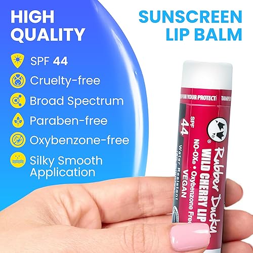 Miniatura 3 de Rubber Ducky Bálsamo labial con protección solar SPF 44  Respetuoso con los arrecifes  Hidratante  Amplio espectro  Esencial de playa  Sabor a
