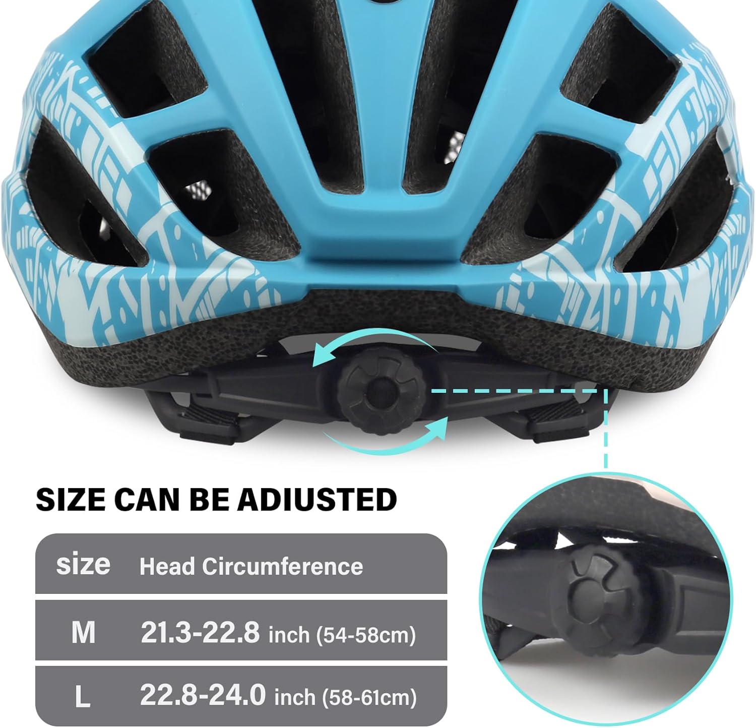 Bike Helmet for Adults Women Men Youth Kids, Lightweight Mountain Road Bicycle Cycling Helmets with Adjustable Dial & Removable Visor - Image 6
