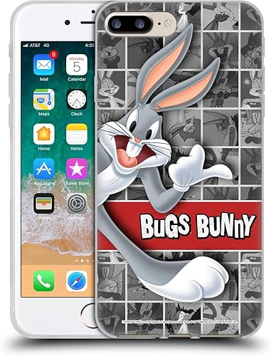 Miniatura 145 de Head Case Designs Funda de gel suave con licencia oficial de Looney Tunes Retro Bugs Bunny compatible con Apple iPhone 11 Pro Max Retro,Blanco y