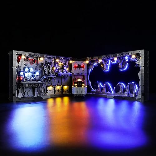 Miniatura 2 de LIGHTAILING Luz para Lego- 76252 Batcave Shadow-Box Kit de iluminación LED compatible con el modelo de bloques de construcción Lego NO incluido