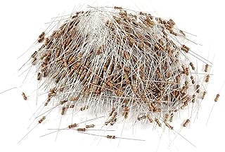 Aexit 1000 Pcs Fixed Resistors 1/4 Watt 2.2 Ohm 5% Tolerance Metal Oxide Single Resistors Film Resistor