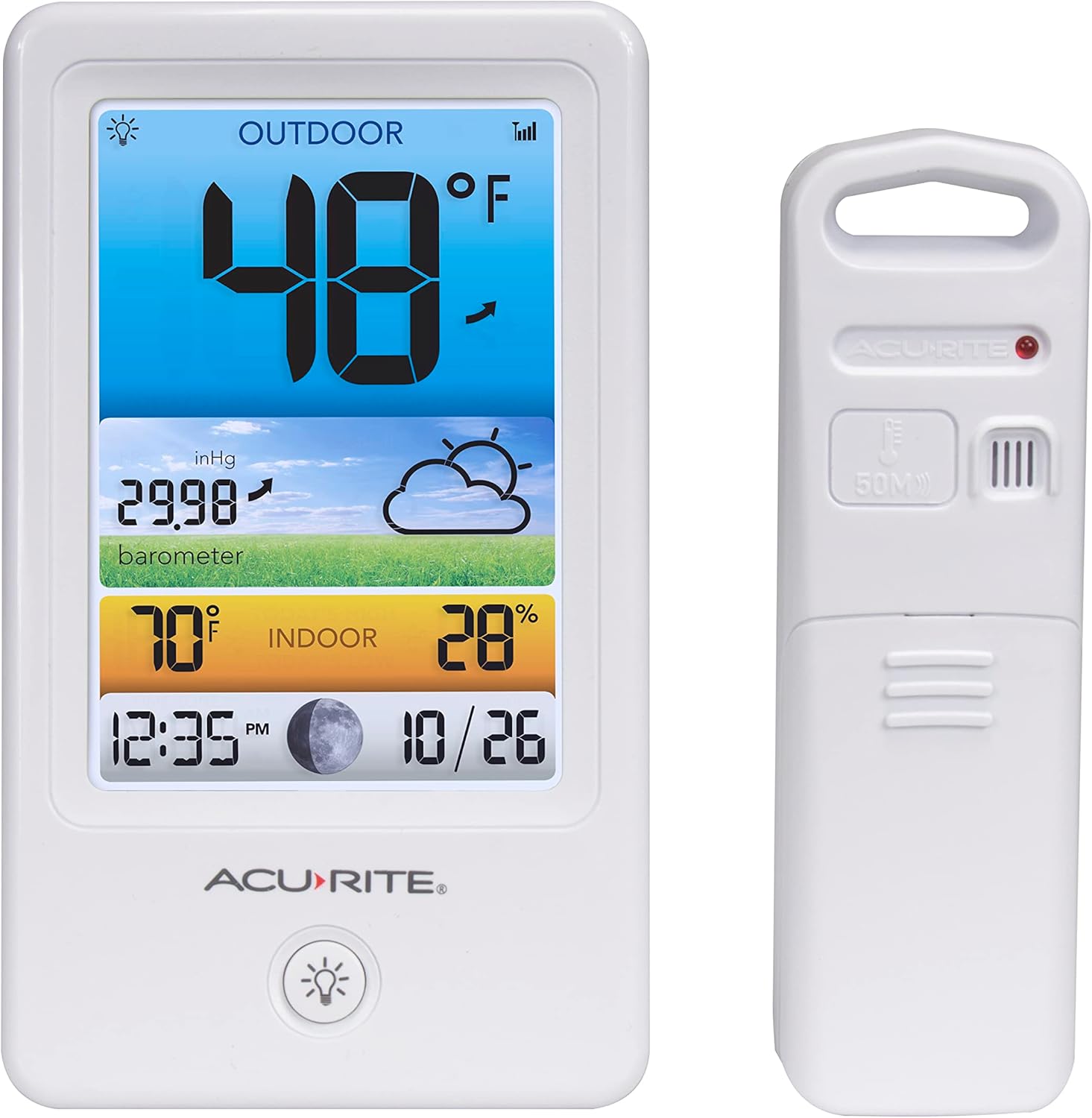 AcuRite Color Weather Station with Temperature, Humidity