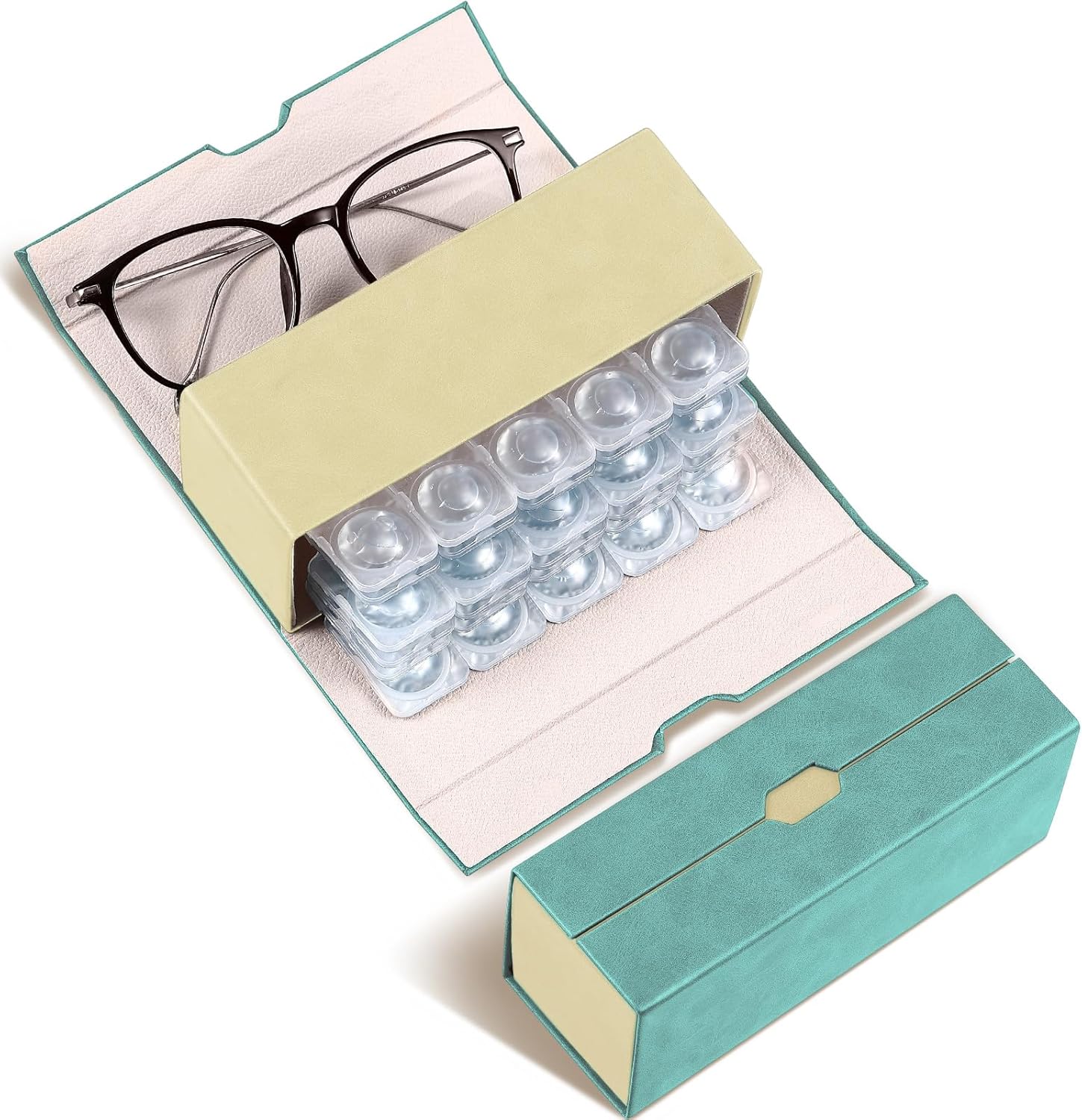 Flutesan Daily Contact Lens Case...