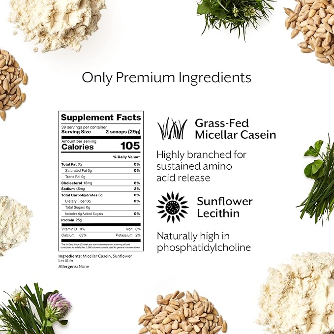 Casein Protein Powder (Unflavored)